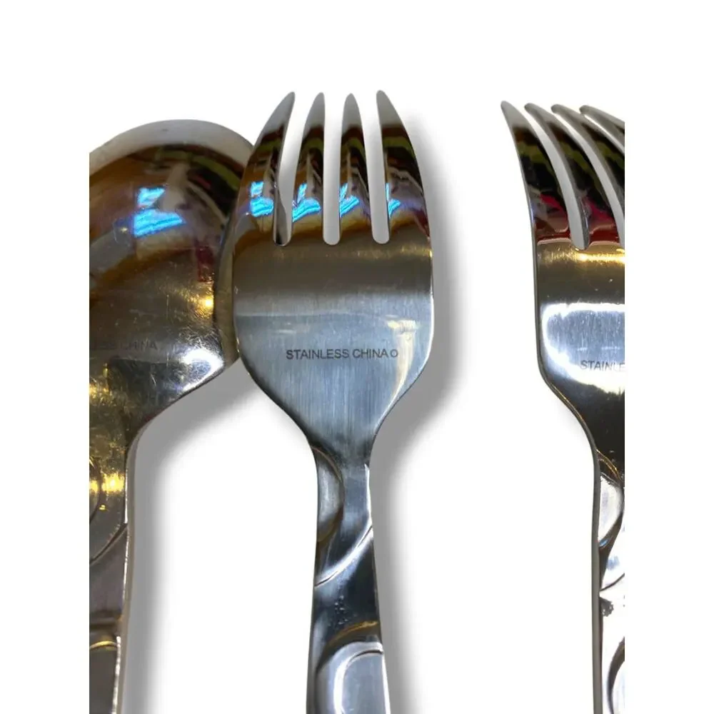 Hemisphere by Cambridge Silver Stainless Steel 5 Dinner Forks 1 Soup Spoon